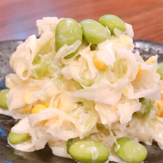 シャキシャキ♬夏野菜コールスローサラダ